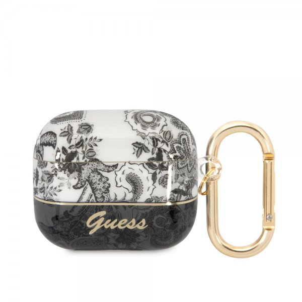 Guess AirPods 3 Etui Toile de Jouy Grå