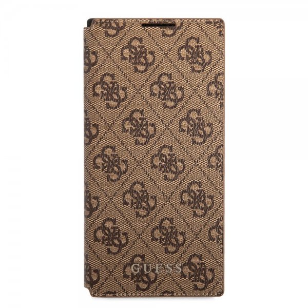 Guess Samsung Galaxy S22 Ultra Cover 4G Logo Brun