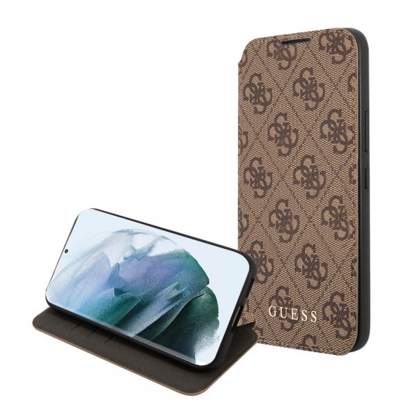 Guess Samsung Galaxy S22 Cover 4G Logo Brun