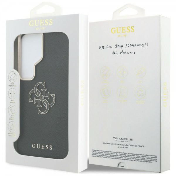 Guess Samsung Galaxy S26 Ultra Cover 4G Logo Grained Sort
