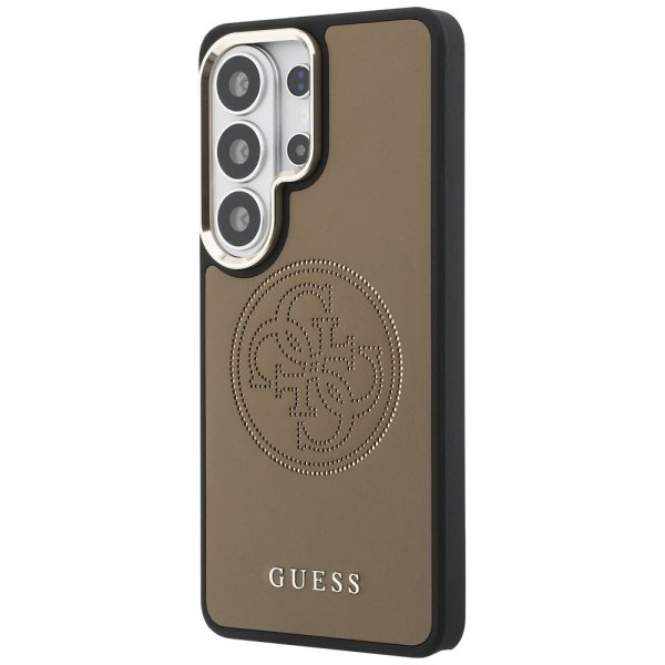 Guess Samsung Galaxy S26 Ultra Cover Perforated Logo MagSafe Brun