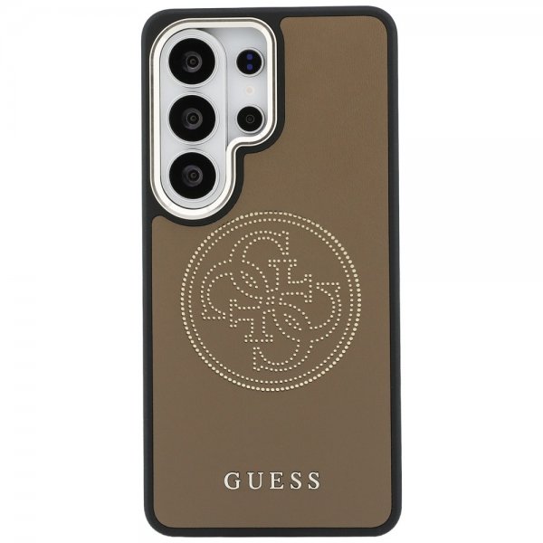 Guess Samsung Galaxy S26 Ultra Cover Perforated Logo MagSafe Brun