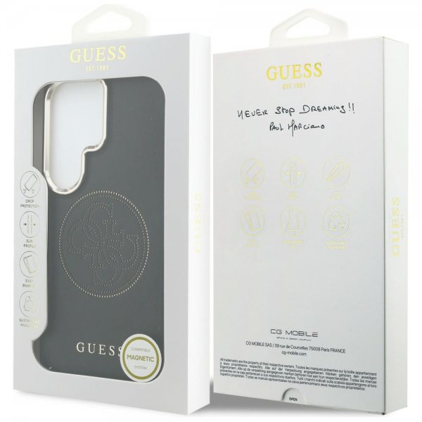 Guess Samsung Galaxy S26 Ultra Cover Perforated Logo MagSafe Sort