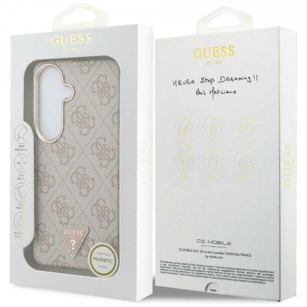 Guess Samsung Galaxy S26 Plus Cover 4G Triangle MagSafe Rosa