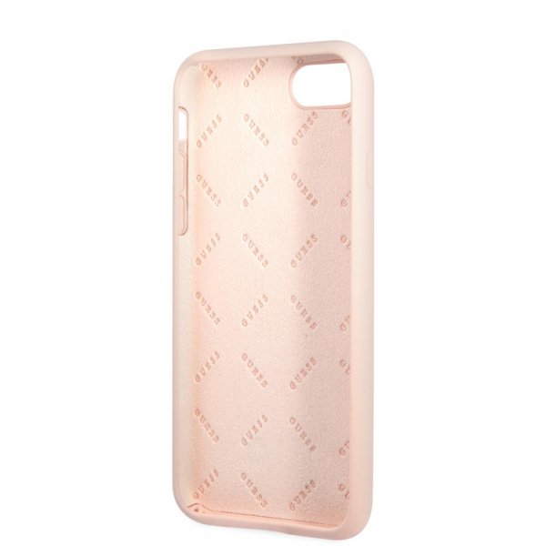 Guess iPhone 7/8/SE Cover Metal Triangle Rosa