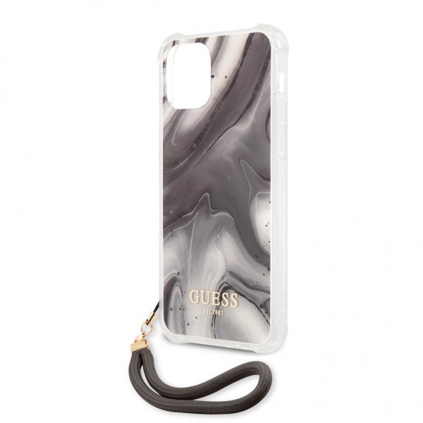 Guess iPhone 12/iPhone 12 Pro Cover Marble Grå