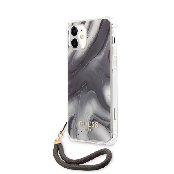 Guess iPhone 12 Mini Cover Marmor Grå