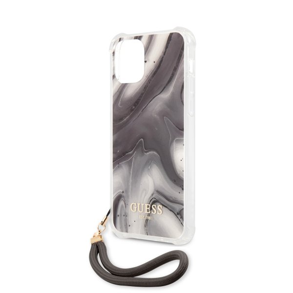 Guess iPhone 12 Mini Cover Marmor Grå