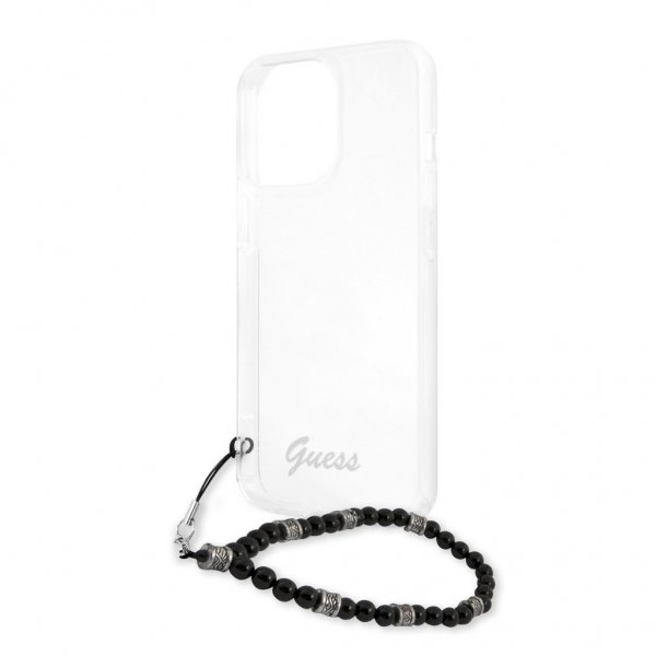 Guess iPhone 13 Pro Cover Pearl Handle Script Logo Sort
