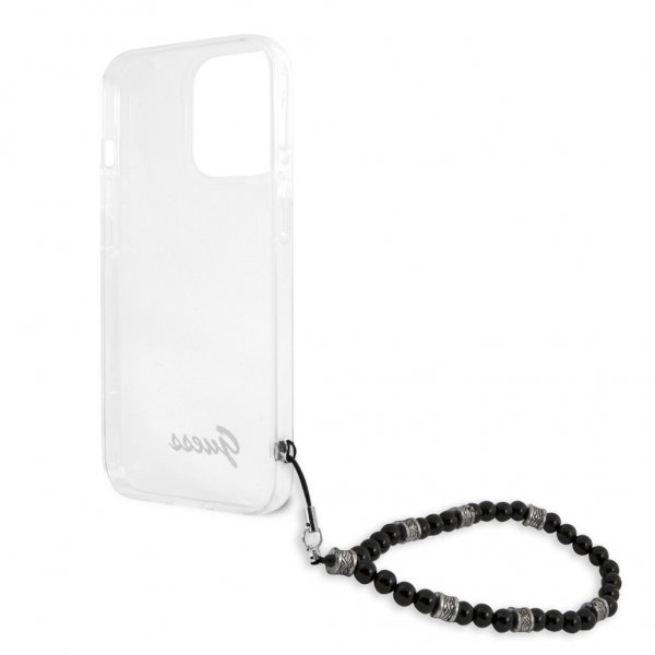 Guess iPhone 13 Pro Cover Pearl Handle Script Logo Sort