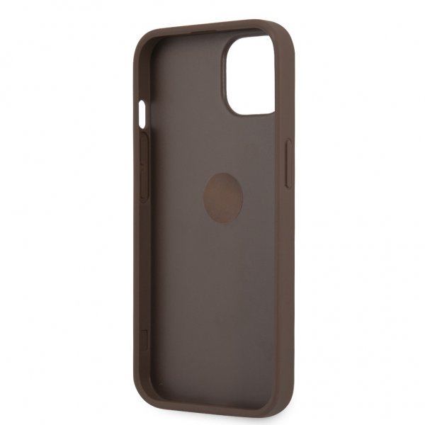 Guess iPhone 13 Mini Skal Ring Stand Brun