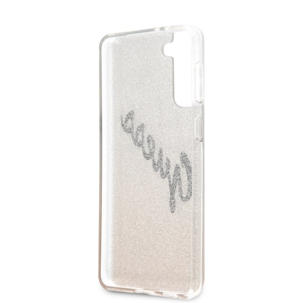 Guess Samsung Galaxy S21 Plus Cover Vintage Guld