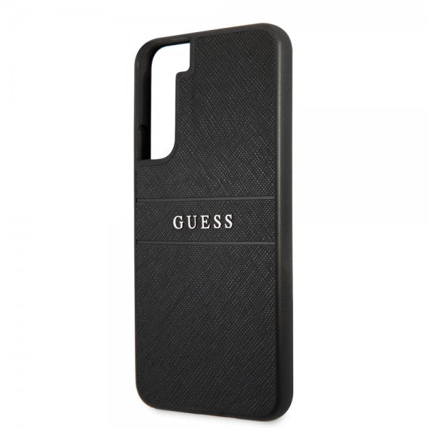 Guess Samsung Galaxy S22 Plus Cover Saffiano Metal Logo Sort