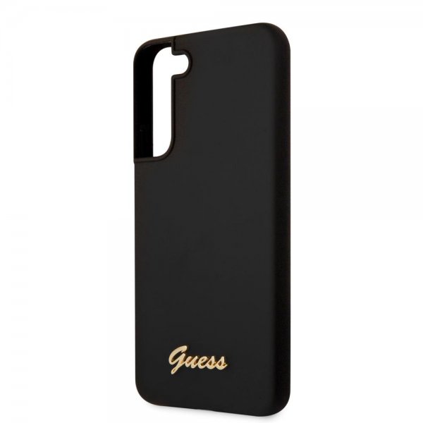 Guess Samsung Galaxy S22 Cover Script Metal Logo Sort