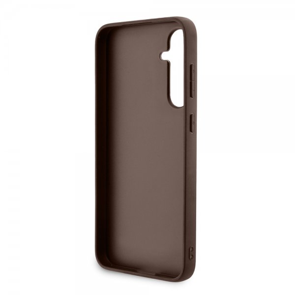 Guess Samsung Galaxy S23 FE Cover 4G Metal Logo Brun