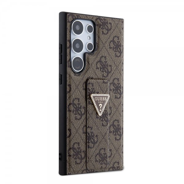 Guess Samsung Galaxy S24 Ultra Skal Grip Stand Function Brun