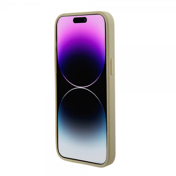 Guess iPhone 15 Pro Max Cover Saffiano MagSafe Beige