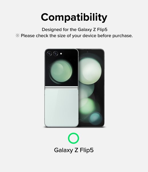 Ringke Samsung Galaxy Z Flip 5 Skærmbeskyttelse Dual Easy Film 2-pak