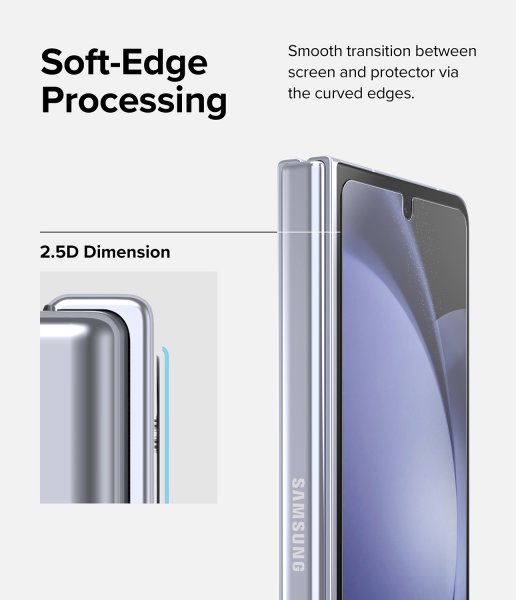 Ringke Samsung Galaxy Z Fold 5 Skærmbeskyttelse Cover Display Beskyttelsesglas