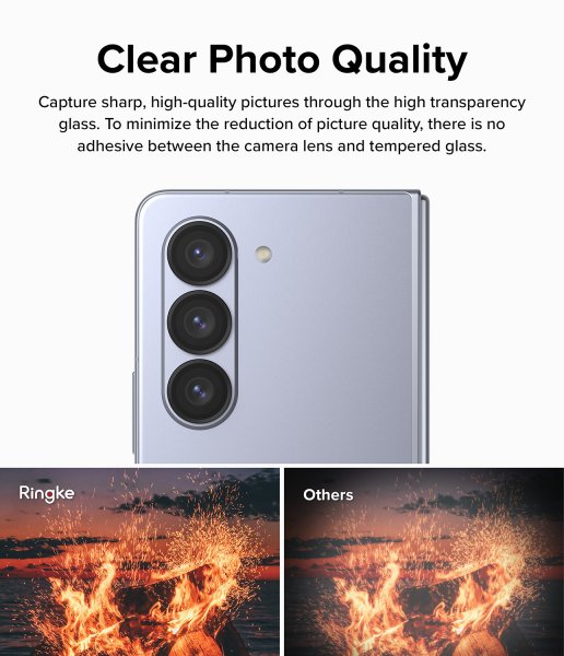 Ringke Samsung Galaxy Z Fold 5 Kamera beskyttelse Kameralinse Ramme