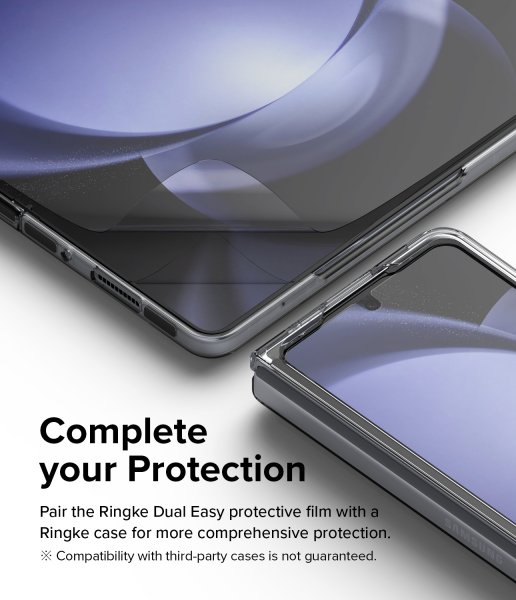 Ringke Samsung Galaxy Z Fold 5 Skærmbeskyttelse Dual Easy Film