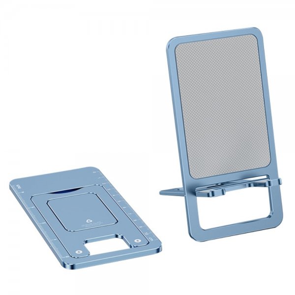 Mobilholder i aluminium, blå