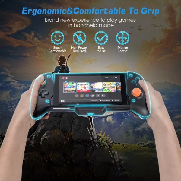 Dobe Håndholdt Spillecontroller med Etui til Nintendo Switch