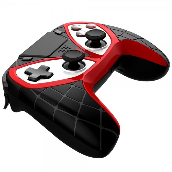 Ipega Controller til PS4 med lydudgang Sort/Rød