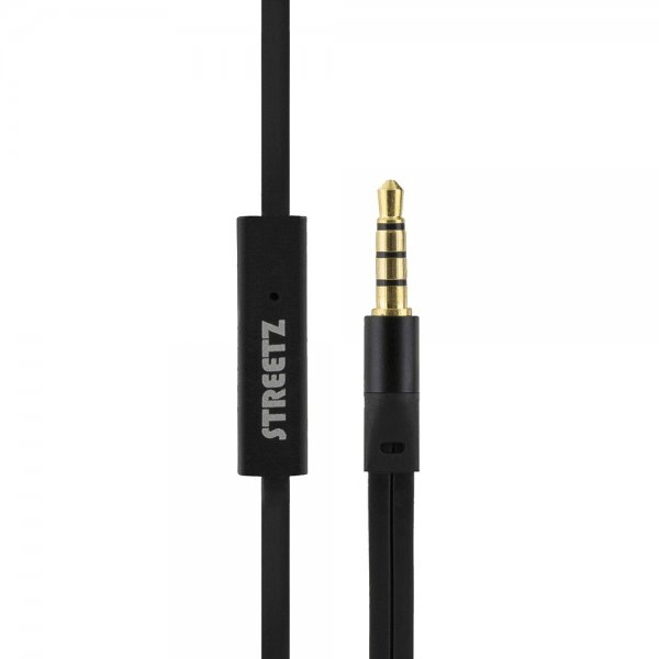 Streetz Høretelefoner E120 Sport Earbuds 3,5 mm Sort