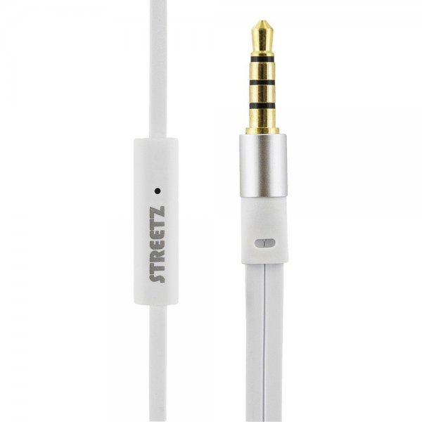 Streetz Hovedtelefoner E120 Sport Earbuds 3.5mm Hvid