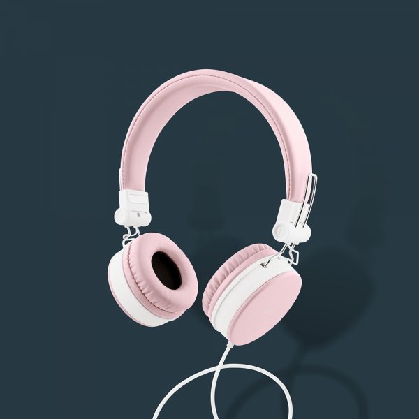 Streetz Høretelefoner H300 Hovedtelefoner 3.5mm Lyserød