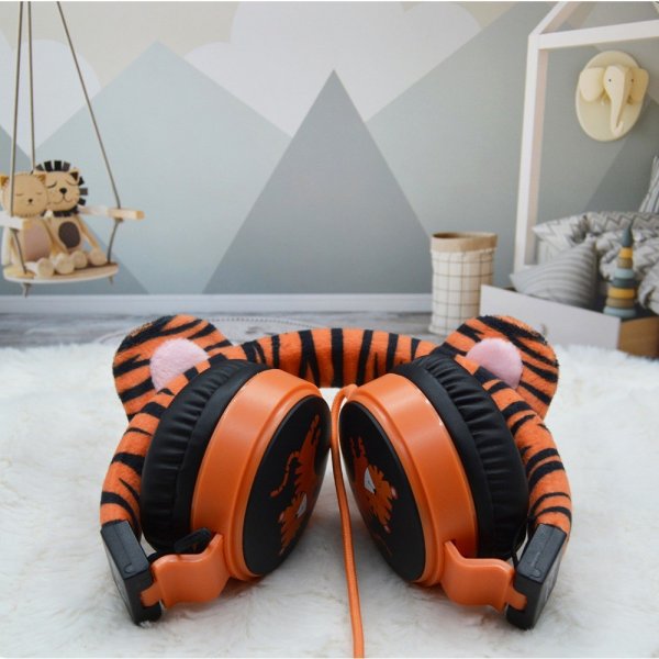 Planet Buddies Høretelefoner Recycled Furry Charlie the Tiger