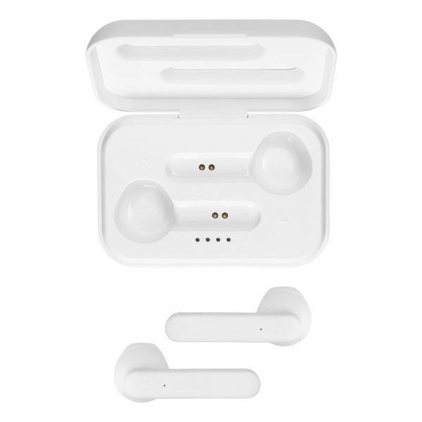 Streetz Høretelefoner T110 Wireless Earbuds Semi-In-Ear Hvid