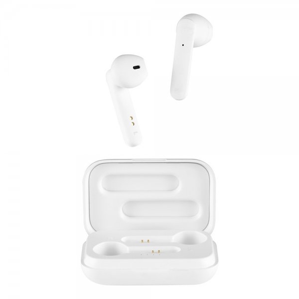 Streetz Høretelefoner T110 Wireless Earbuds Semi-In-Ear Hvid