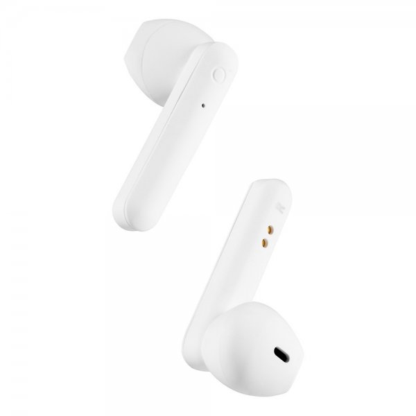 Streetz Høretelefoner T110 Wireless Earbuds Semi-In-Ear Hvid