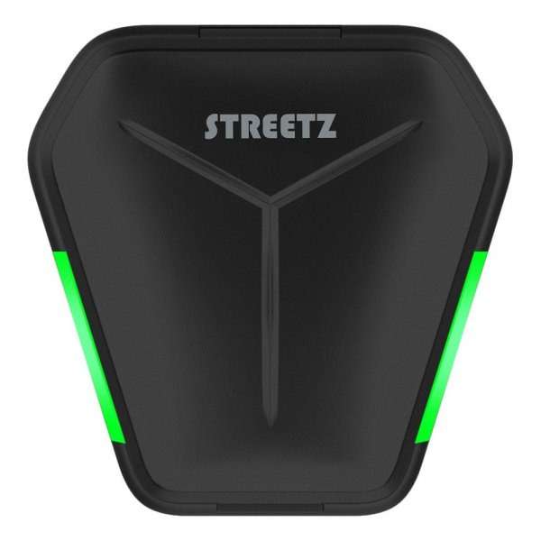 Streetz Høretelefoner T300 Trådløse Gaming Earbuds Sort