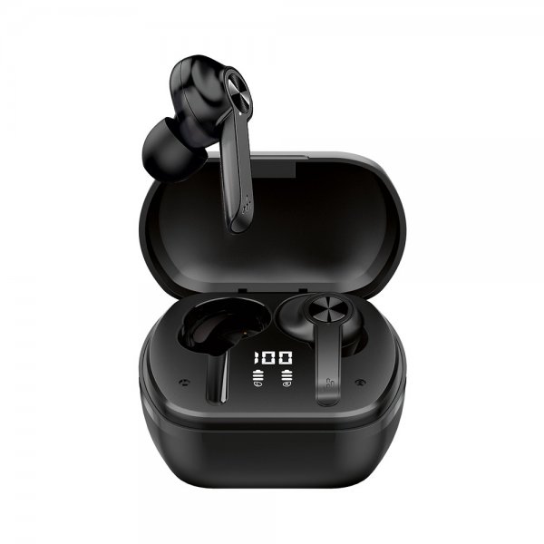 Xqisit Høretelefoner TW300 True Wireless Earphones ANC Sort
