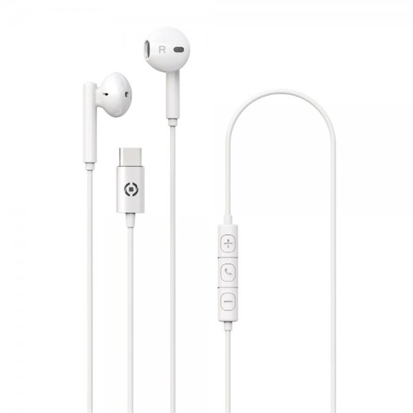 Celly Høretelefoner UP1100 USB-C Hvid