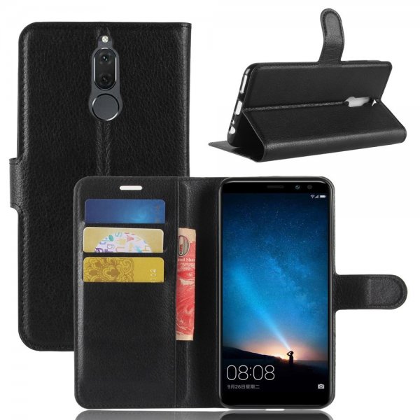 Huawei Mate 10 Lite Etui Litchi Sort