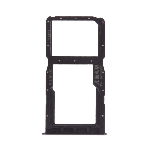 Huawei P30 Lite Hukommelseskort/SIM-kortholder - Sort