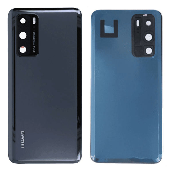 Huawei P40 Bagcover/Batteridæksel - Sort