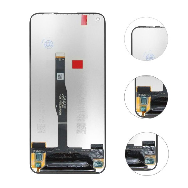 Huawei P40 Lite Skærm/Display OEM - Sort