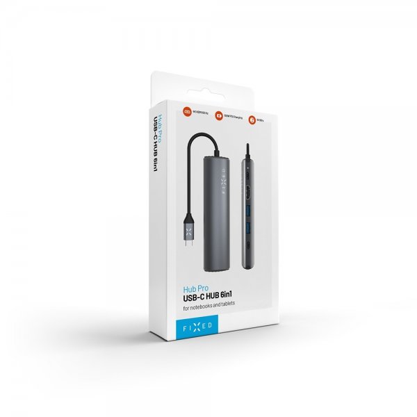 Fixed Hub Pro USB-C 6-i-1