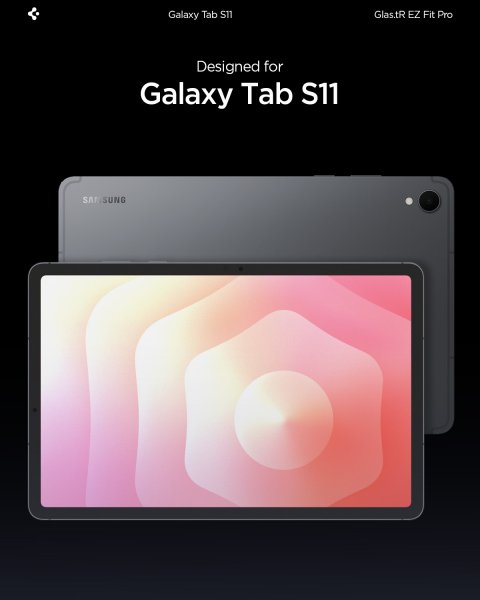 Spigen Samsung Galaxy Tab S11 Skærmbeskytter GLAS.tR EZ Fit Pro