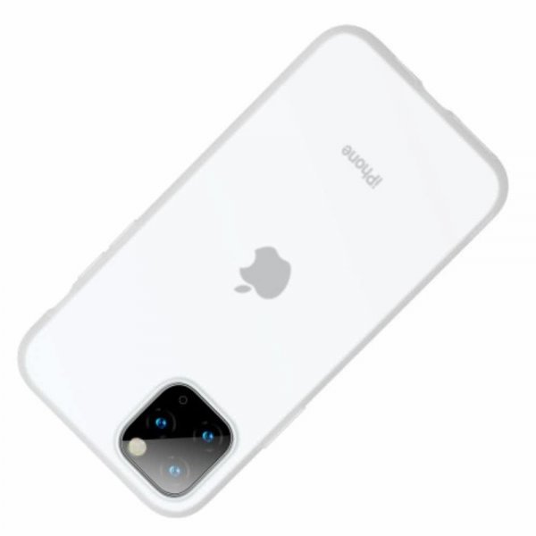 Baseus iPhone 11 Pro Max cover Jelly Liquid Silica Gel Hvid
