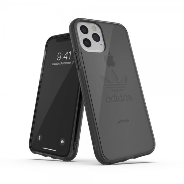 Adidas iPhone 11 Pro Cover ELLER Protective Clear Case FW19 Smokey Black