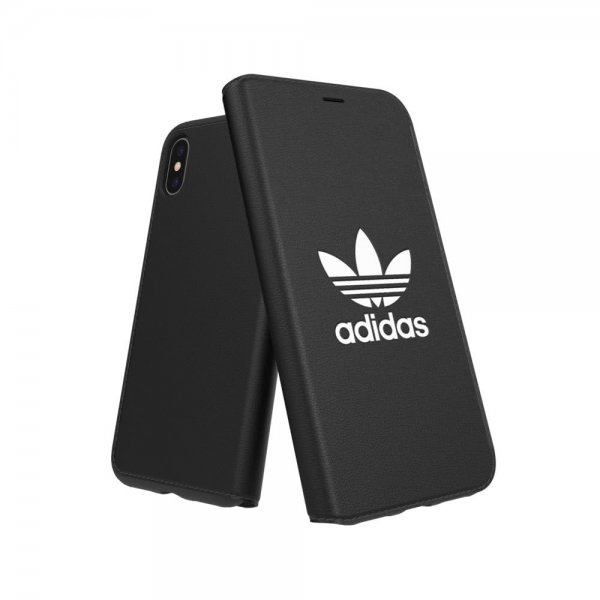 Adidas iPhone X/Xs Cover ELLER Booklet Case FW19 Sort Hvid