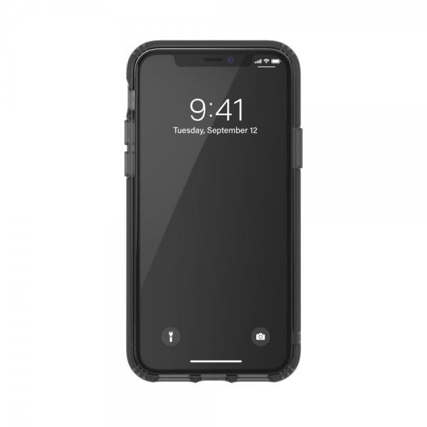Adidas iPhone 11 Pro Cover ELLER Protective Clear Case FW19 Smokey Black