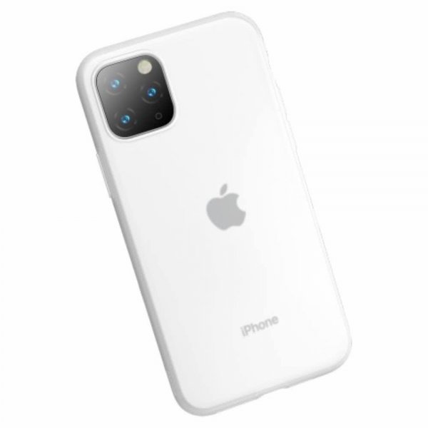 Baseus iPhone 11 Pro Cover Jelly Liquid Silikone Gel Hvid