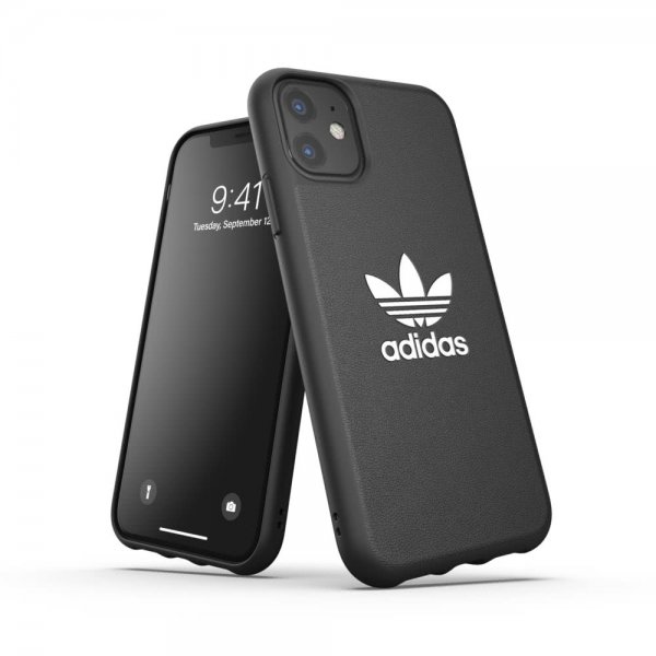 Adidas iPhone 11 Cover ELLER Trefoil Snap Case FW19 Sort Hvid
